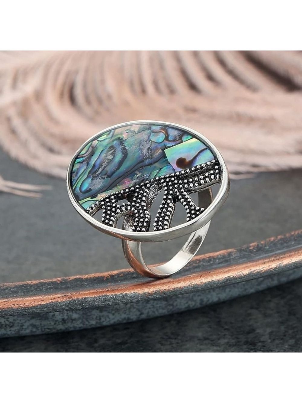 Retro Cocktail Statement Ring - Picture 6 of 6